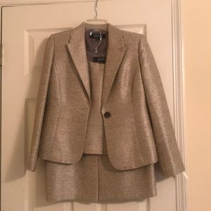 3-Piece Gold Shimmer Suit